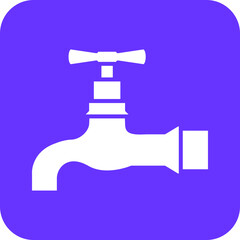 Vector Design Water Tap Icon Style