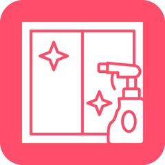 Vector Design Cleaning Window Icon Style