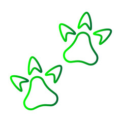 animal tracks icon