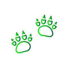 animal tracks icon