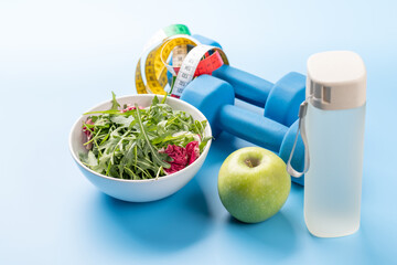 Healthy lifestyle, sport and diet concept