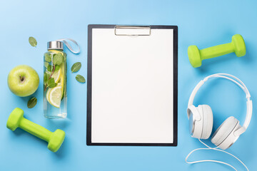 Healthy lifestyle, sport and diet concept