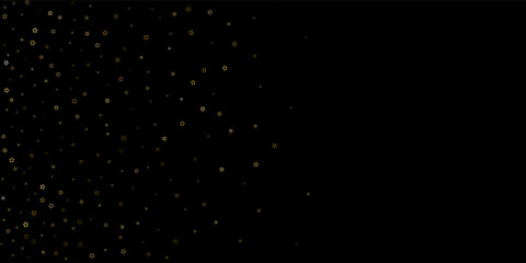 Obraz premium Gold Glitter Stars. Luxury Shiny Confetti.