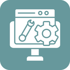 Vector Design Web Maintenance Icon Style