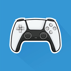 Illustration of Controller in Flat Design
