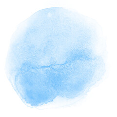 Blue Abstract Watercolor 