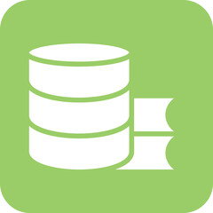 Vector Design Study Database Icon Style