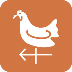 Vector Design Weather Vane Icon Style