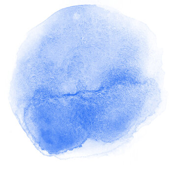 Blue Abstract Watercolor 