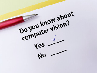 Questionnaire about artificial intelligence
