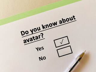 Questionnaire about artificial intelligence