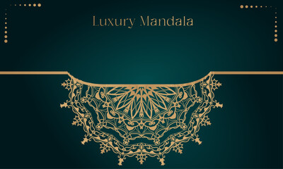 Creative and Simple Premium Mandala Background Design Template