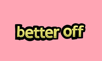 better off writing vector design on a pink background