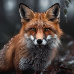 Fototapeta premium Animal photography photos about foxes