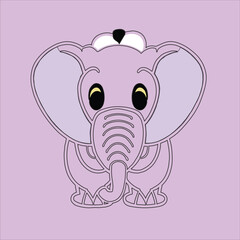 A elephant cartoon