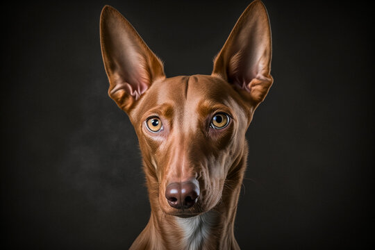 Sleek and Athletic: Discover the Pharaoh Hound's Unique Personality in this Stunning Image