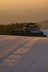 Fototapeta premium snow groomer