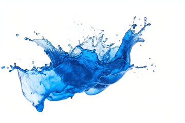 Obraz premium water splash isolated on white. generative ai