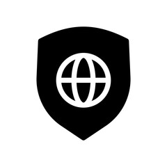 icon network security. editable file and color, vector icon illustration