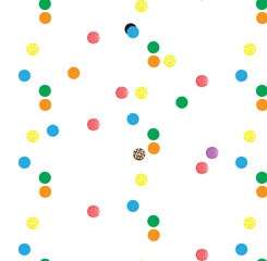 Abstract colorful background with colorful circles.