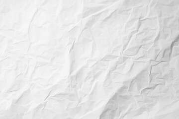 Fototapeta premium Design space white crumpled paper textured background. Created with Generative AI Technology