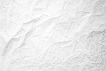 Obraz premium Design space white crumpled paper textured background. Created with Generative AI Technology