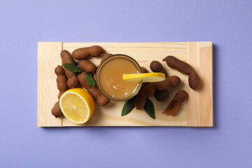 Fresh sweet drink - tamarind juice, tasty drink for refreshing