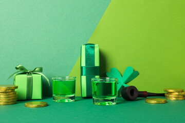 Concept of St. Patrick's Day, space for text