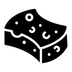 sponge glyph icon