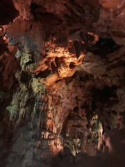 inside the cave