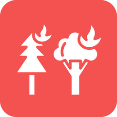 Vector Design Wildfire Icon Style