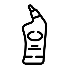 Cleaning Liquid line icon