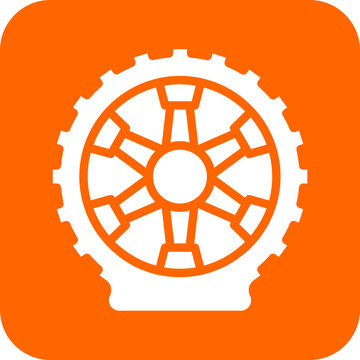 recommend clip art: Vector Design Flat Tire Icon Style