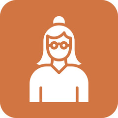 Vector Design Grandmother Icon Style