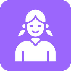 Vector Design Daughter Icon Style