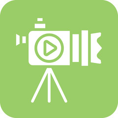 Vector Design Video Camera Icon Style