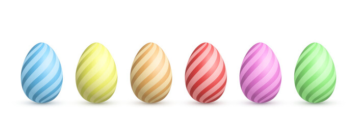 Vector painted Easter eggs png. Multi-colored eggs png. Chicken eggs, food. Easter, holiday.