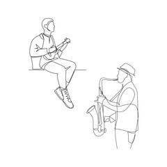 Musicians vector illustration