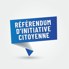 RIC - référendum d'initiative citoyenne