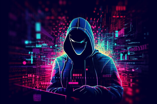 Hacker - Cyber Kriminalit&auml;t with Generative KI