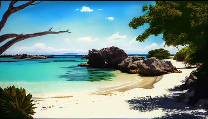 Obraz premium Beautiful and wonderful Beach