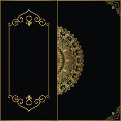 Ramadan Kareem Islamic Greeting Card Background Vector Illustration