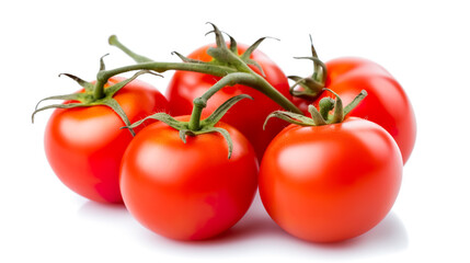 Tomato. Fresh vegetables isolated on white background. Healthy food concept. Generative AI
