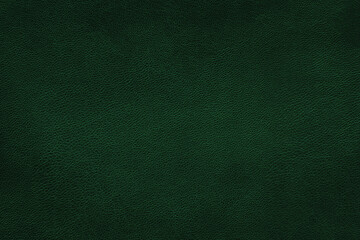 Texture of soft dark green leather. Natural cowhide, abstract background.