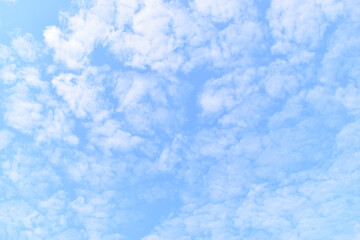 white cloud on blue sky, natural background