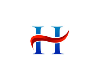 H modern logo design