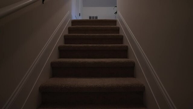 Walking Up The Carpet Stairs In A House, Dangerous, Fall