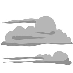Simple Cloud Vector Element