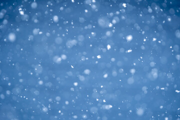 雪　降雪のイメージ　背景素材