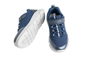 Stylish universal sneakers on a white background.
